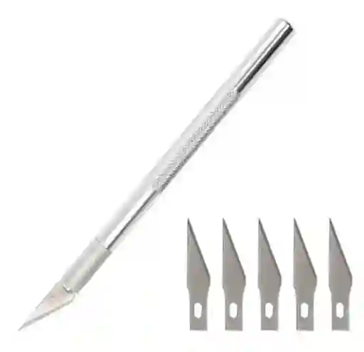 Bisturi Punta De Lanza, Con Cuchillas De Repuesto