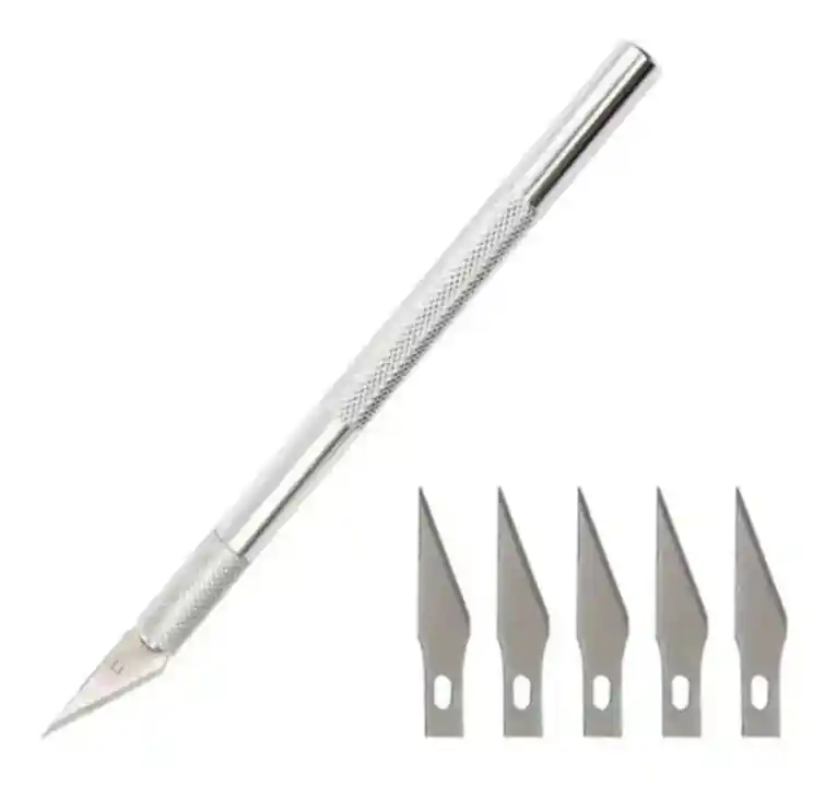 Bisturi Punta De Lanza, Con Cuchillas De Repuesto
