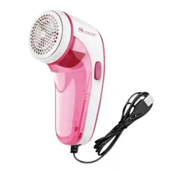 Quita Pelusa Rosado Eléctrico Para Ropa Y Muebles