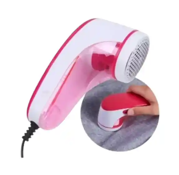 Quita Pelusa Rosado Eléctrico Para Ropa Y Muebles