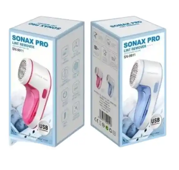 Quita Pelusa Rosado Eléctrico Para Ropa Y Muebles