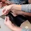 Billetera Cuero Hardley Tarjetero Protección Rfid - Negra