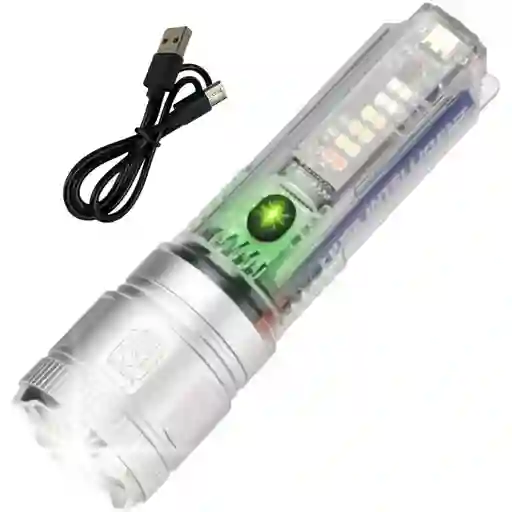 Linterna Led Recargable Multifuncional