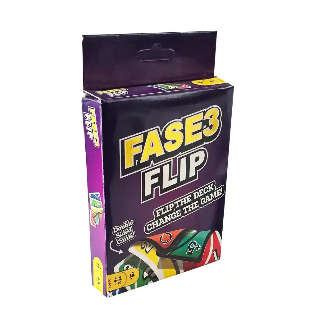 Fase 3 Flip Juego De Mesa Cartas Con Dos Caras