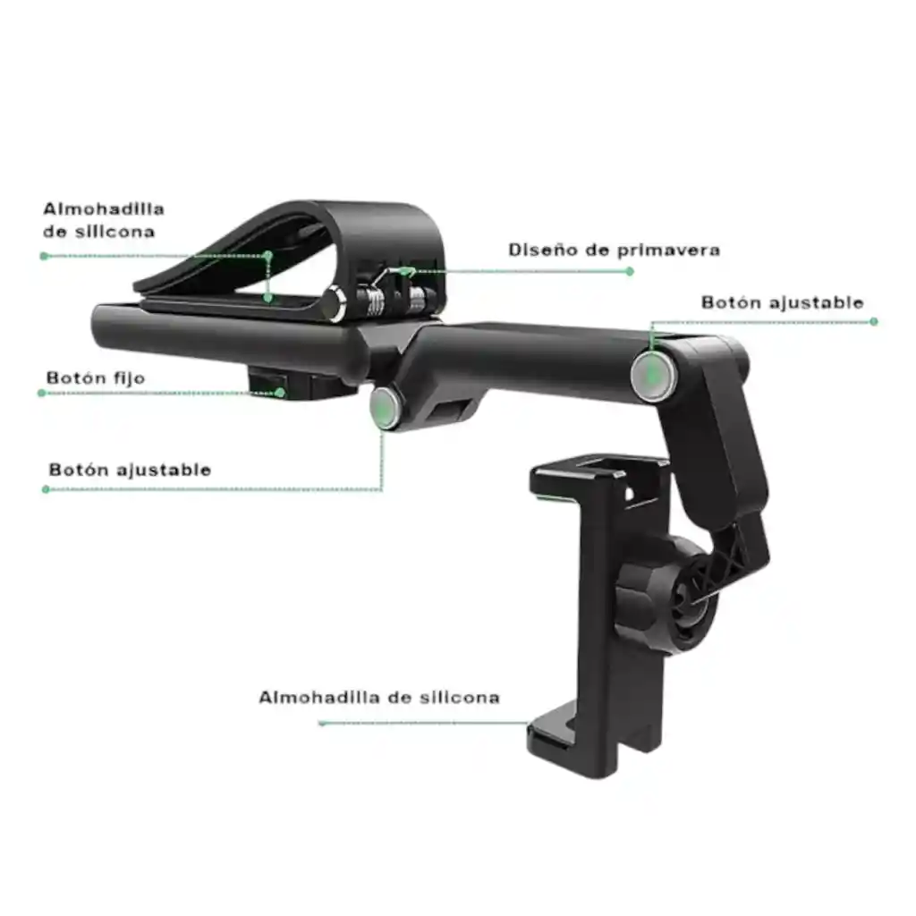 Soporte Movil Carro Universal Manos Libres Uso Seguro