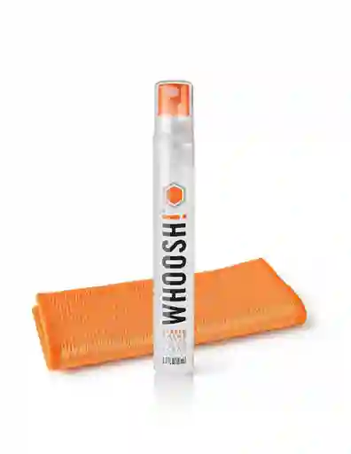 Limpiador De Pantallas Whoosh! Pocket 8 Ml + 1 Paño De Microfibra