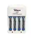 Cargador + Pilas Recargable Maxuss 4 Baterías Recargables Aaa 1100mah