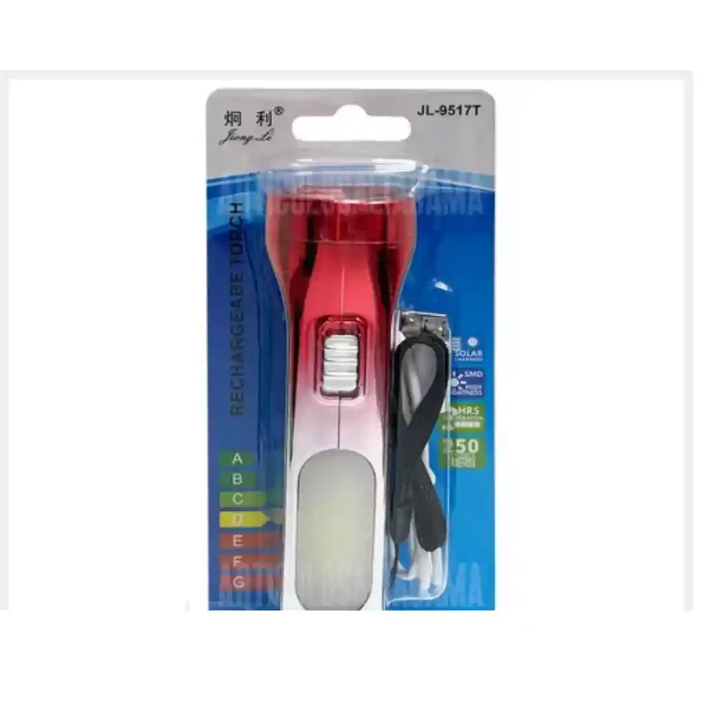 Mini Linterna Led Portatil Recargable Usb Con Panel Solar
