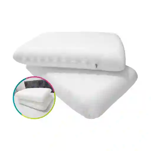 Almohada Ortopédica Penta Plana - Set X 2