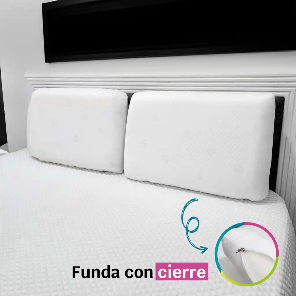 Almohada Ortopédica Penta Plana - Set X 2