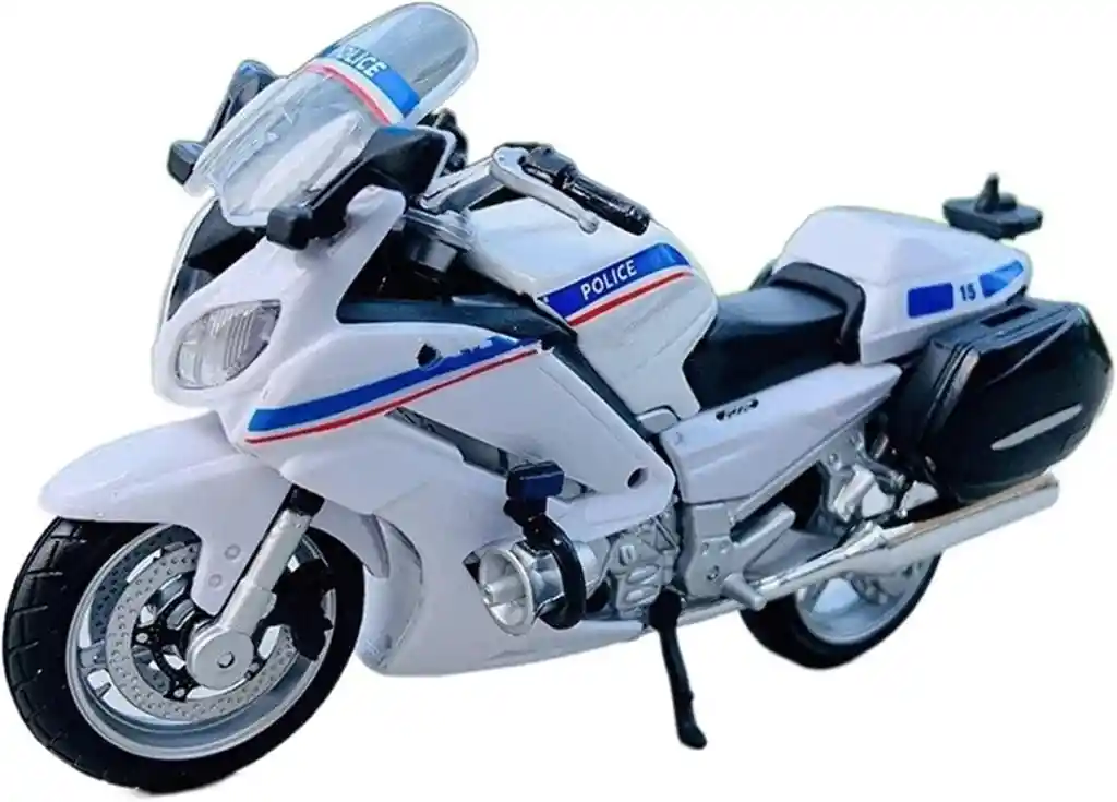 Moto A Escala De Policía Escala 1/18 Maisto Original Diecast