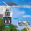 Cámara De Seguridad Ptz Solar 4g Doble Lente 6mpx Tp15