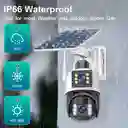 Cámara De Seguridad Ptz Solar 4g Doble Lente 6mpx Tp15