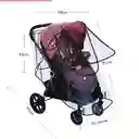 Forro Plastico Protector De Lluvia Coche Para Bebe Rosado Pro