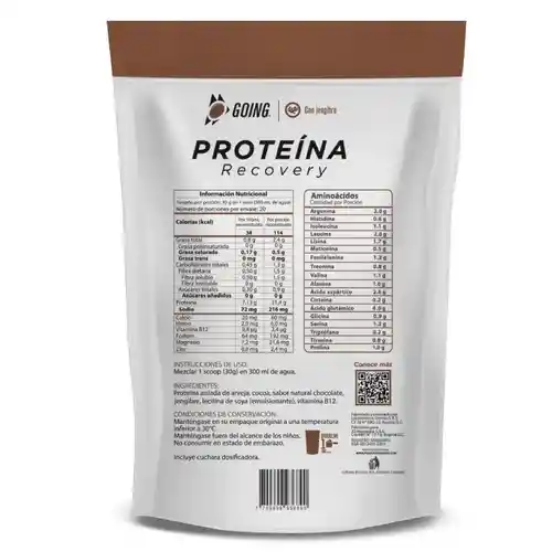 Proteina En Polvo Going Chocolate 600g