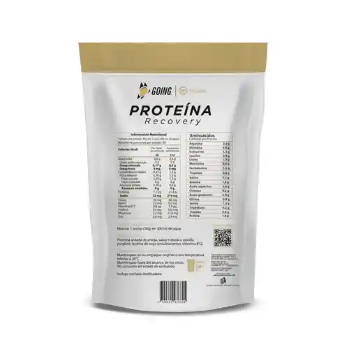 Proteina En Polvo Going Vainilla 600g