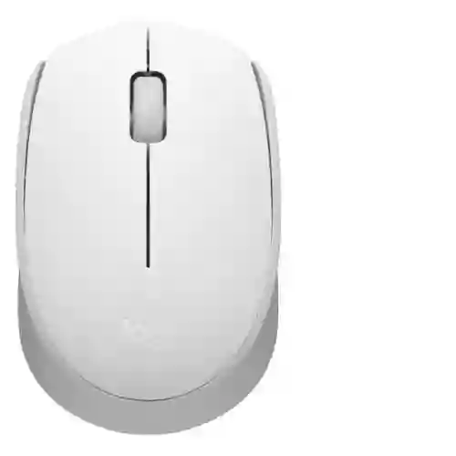 Logitech M170, Mouse Inalámbrico Cómodo Y Portátil, Blanco