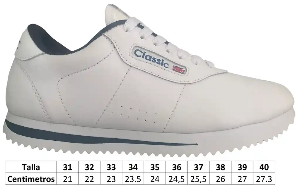 Tenis Casual Deportivo Zapato Clásico De Moda Calzado Unisex Azul Talla 42