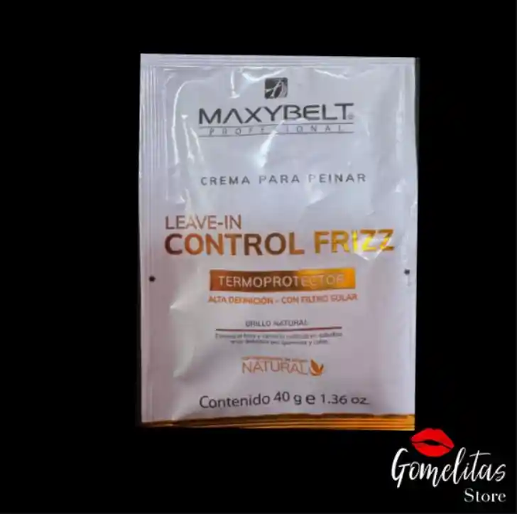 Crema Para Peinar Control Frizz 40 G Maxybelt