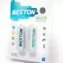 Pilas Batería Beston Aa Recargable 2700mah 2 Unidades Ni-mh
