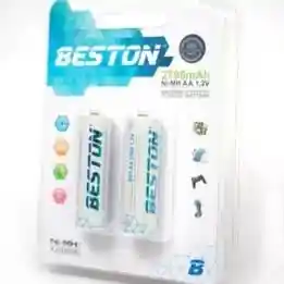 Pilas Batería Beston Aa Recargable 2700mah 2 Unidades Ni-mh