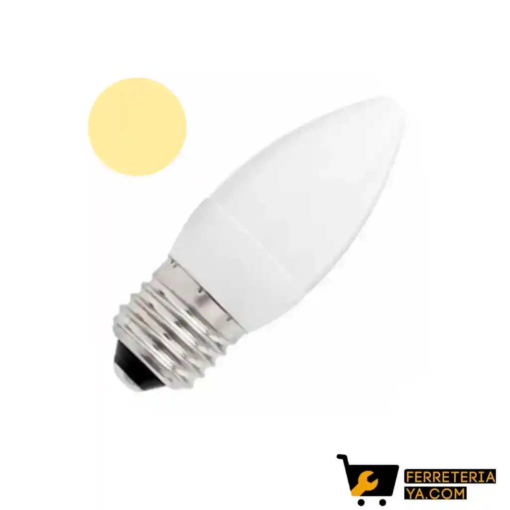 Bombillo Vela Led 5w Luz Calida E27