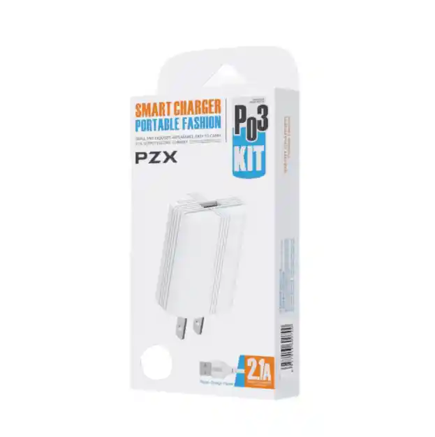 Cargador Para Celular Tipo Iphone 2.1a Pzx P03