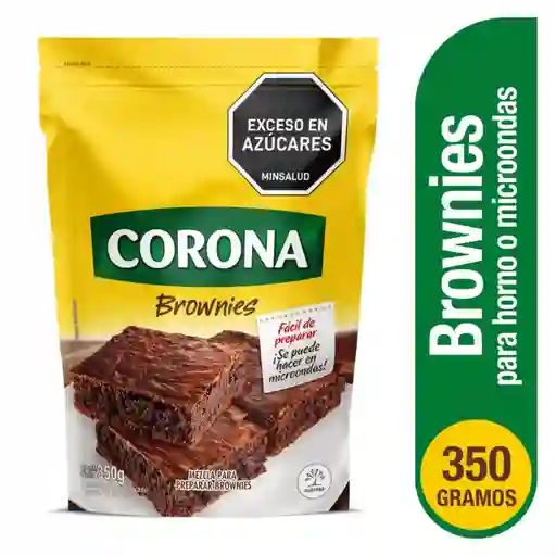 Mezcla Para Brownies Corona 350g