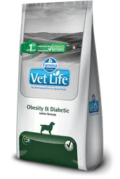 Vet Life Canine Obesity Y Diabetic X 2 Kg