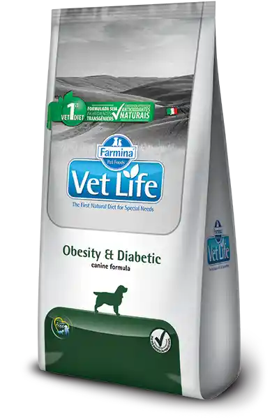 Vet Life Canine Obesity Y Diabetic X 2 Kg