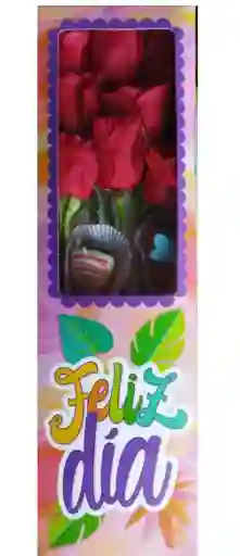 Detalle De Rosas Con Fresas Con Chocolate