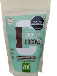 Colageno Marino Hidrolizado Con Crema De Coco X 250 Gms Zoi