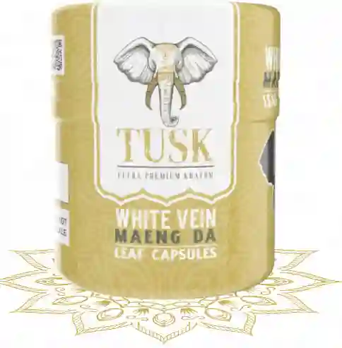 Cápsulas Venas Blancas Tusk Kratom X30