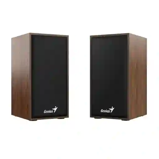 Parlantes Genius Madera