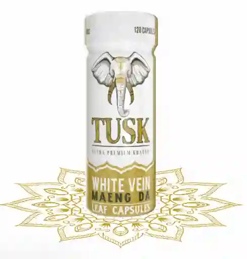 Cápsulas Venas Blancas Tusk Kratom X120