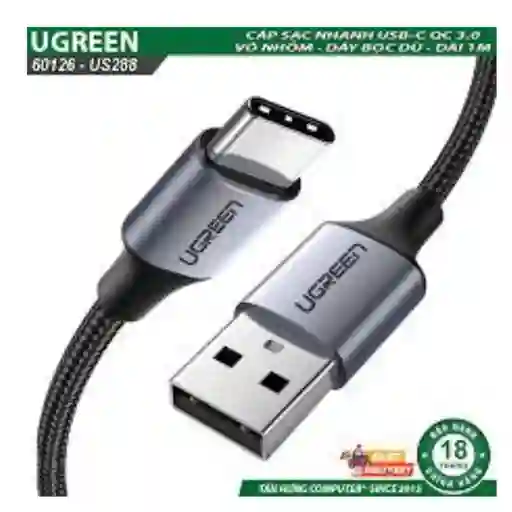 Cable Usb A Tipo C Cable De Carga Rápida 3a (60126)