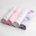 Paquete X4 Mantillas Rosa Nubes 100% Algodón De 76x76cm, Sabana De Muselina Con Estampado Y Colores Divertidos, Manta De Tela Suave Y Antialérgica