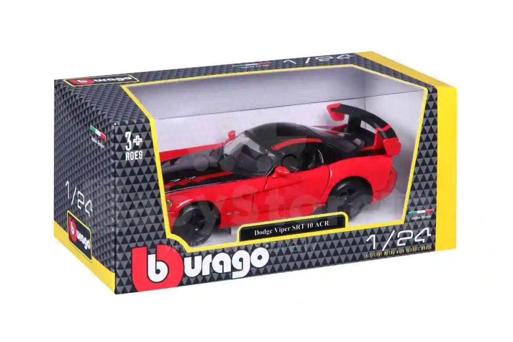 Carro A Escala Dodge Viper Srt 10 Acr 1/24 Bburago Original