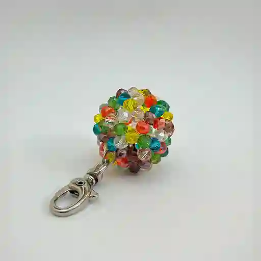 Llavero Icosaedro T Arcoiris