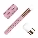 Brocha Para Limpieza Pestañas Pelo A Pelo Rosado