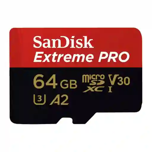 Micro Sd 64gb Sandisk Extreme Pro U3 4k 200mbs