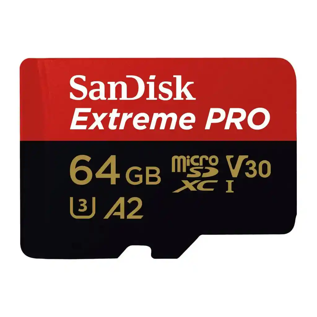 Micro Sd 64gb Sandisk Extreme Pro U3 4k 200mbs