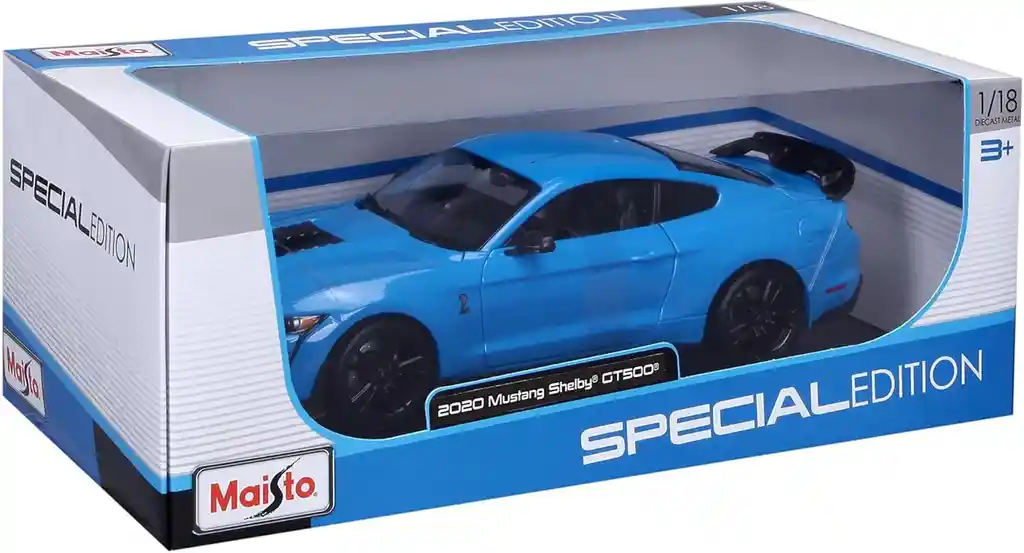 Carro Coleccionable Ford Mustang Shelby Gt500 Escala 1/18