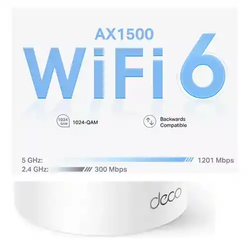 Tp-link Deco Wi-fi 6 Mesh, Ax1500, Deco X10(1-pack)