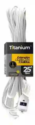 Extension Electrica Duplex 2x14 25ft - 7,6 Metros
