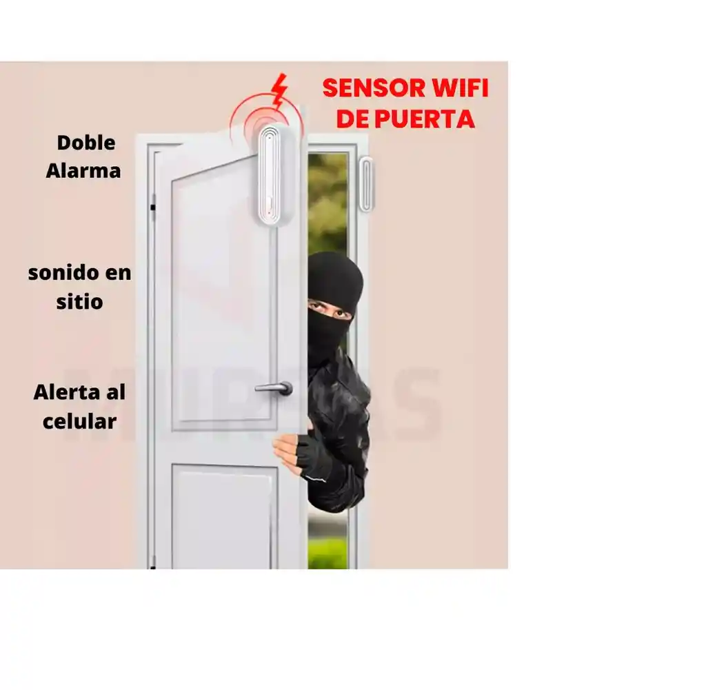 Sensor Wifi Puerta/ventana Independiente App Tuya