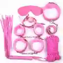 Kit Bondage 7 Piezas Rosa Sadomasoquismo