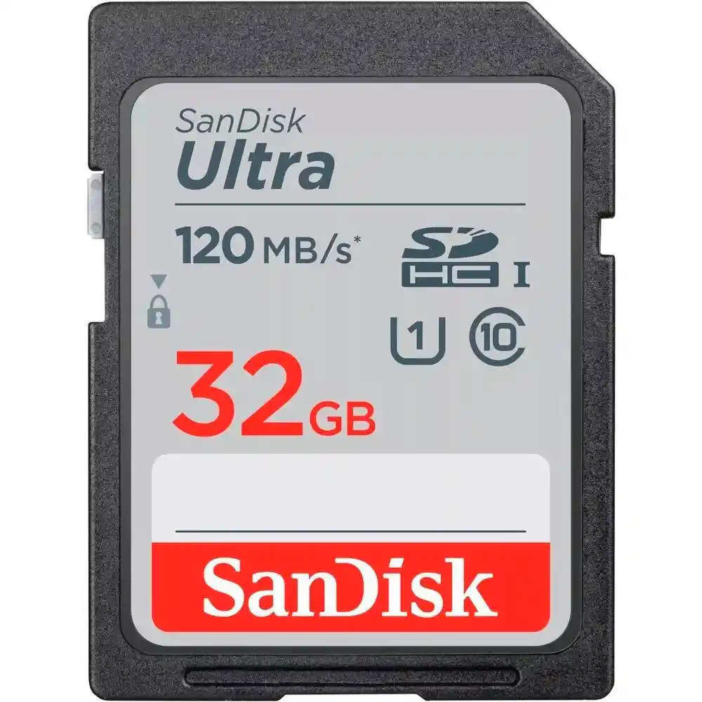 Sd Card 32gb Sandisk Ultra Full Hd 120mbs