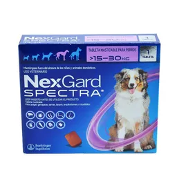 Nexgard Spectra Perros Tableta - 15 - 30 Kg