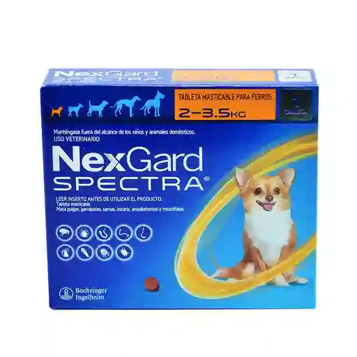 Nexgard Spectra Perros Tableta - 2-3.5 Kg